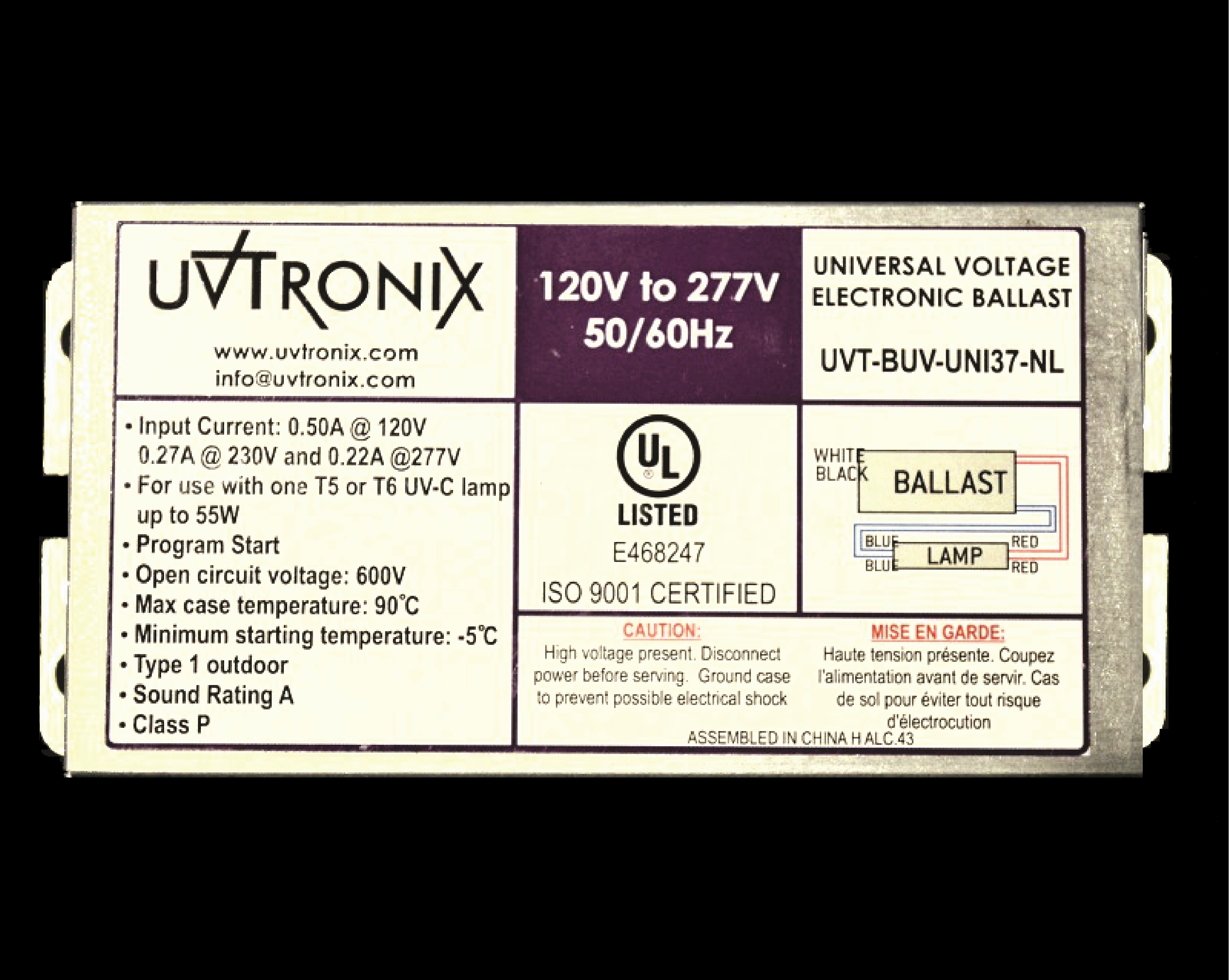 UVT-BUVUNI37（UVTronix）